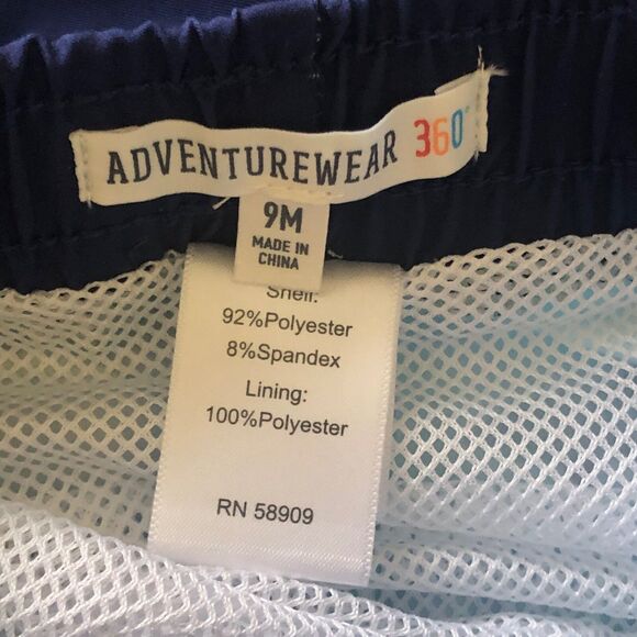 Adventurewear 360 BABY BOY 2PC SWIM SET 9 Months Blue Green Trunks & Top - Picture 5 of 5